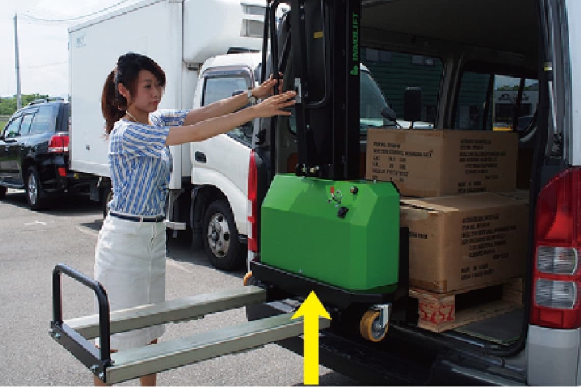 INNOLIFTをリフトアッブします